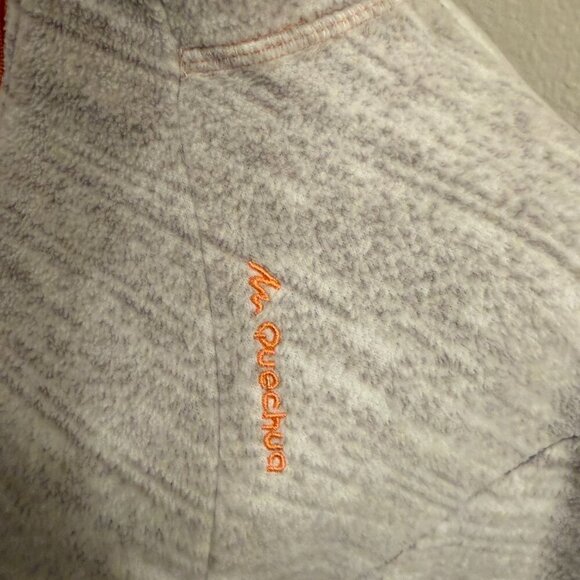 Women's Fleece Forclaz 50 - Mottled White Print - Picture 2 of 7